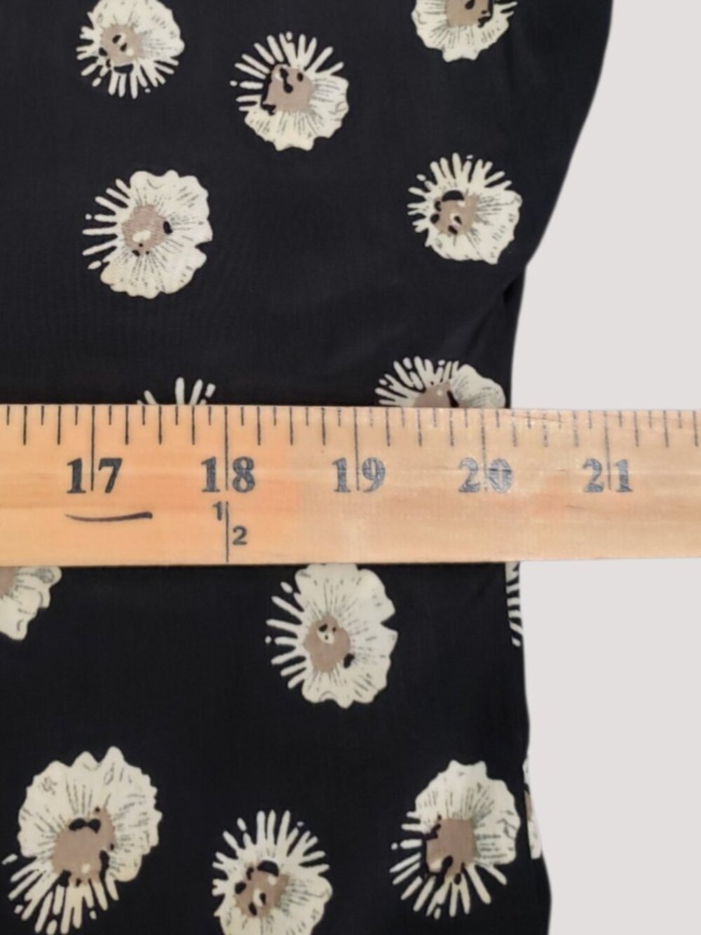 Urban Renewal Vtg Floral Print Babydoll Dress Black/cream Medium - Picture 5 of 8